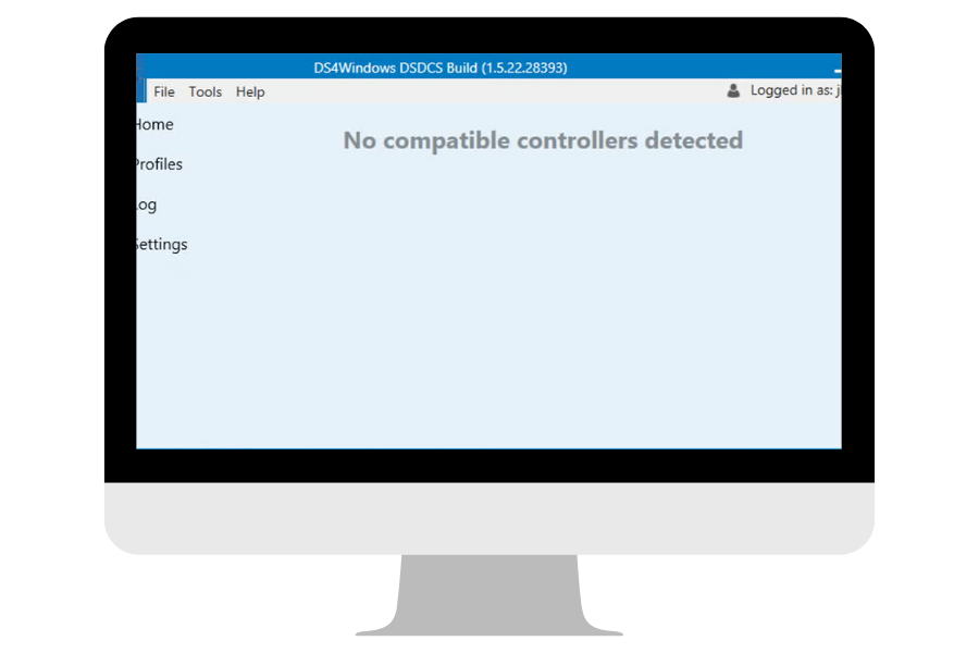 Input Mapper No Device Screen